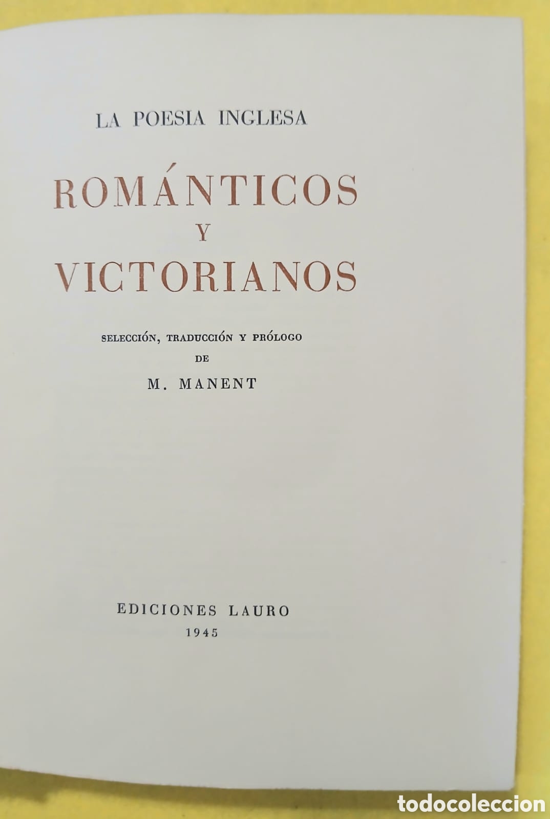 Libros: la poes&iacute;a inglesa rom&aacute;nticos y victorianos - Foto 3