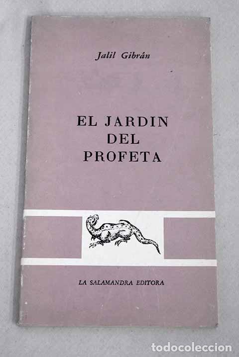 Libros: El jard&iacute;n del profeta.- Gibr&aacute;n, Jalil