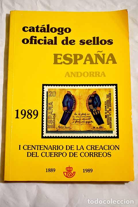 Libros: Cat&aacute;logo oficial de sellos, Espa&ntilde;a, Andorra 1989