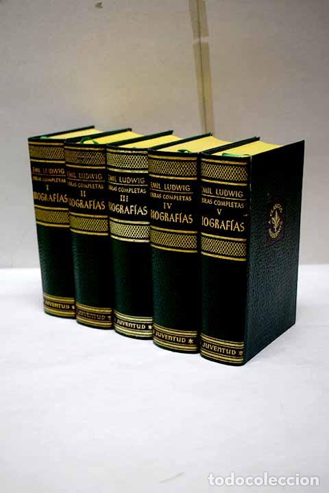 Libros: Obras completas: biograf&iacute;as.- Ludwig, Emil