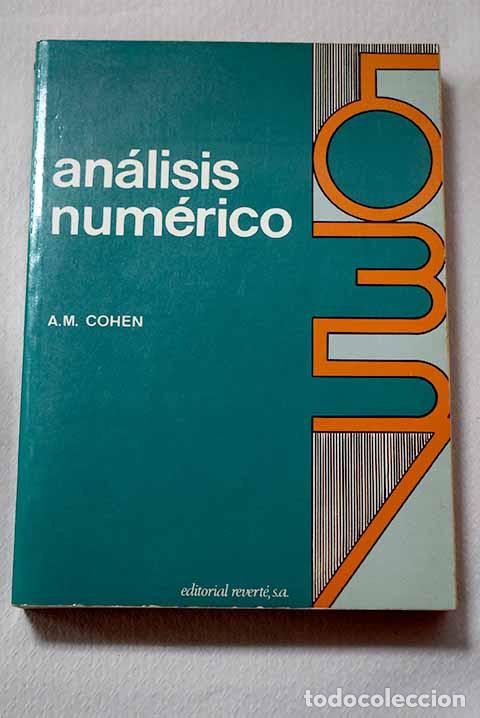 Libros: An&aacute;lisis num&eacute;rico: Cohen, Alan.- Cohen, Alan