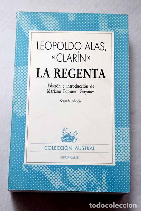 Livres: La Regenta: Alas, Leopoldo.- Alas, Leopoldo