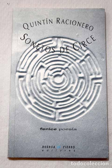 Libros: Sonetos de Circe: Racionero, Quint&iacute;n.- Racionero, Quint&iacute;n