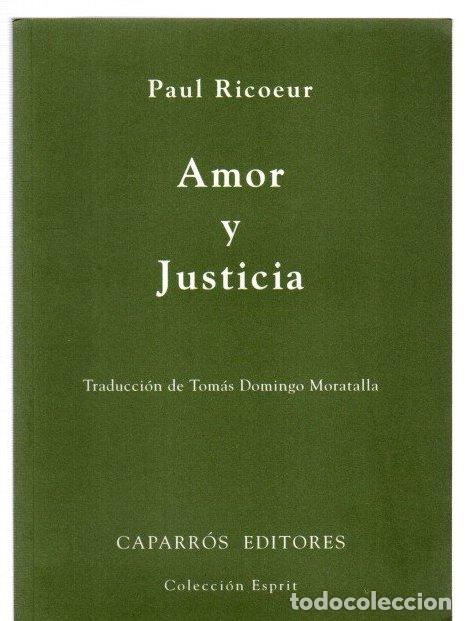 Libri di seconda mano: Amor y justicia - Ricoeur, Paul