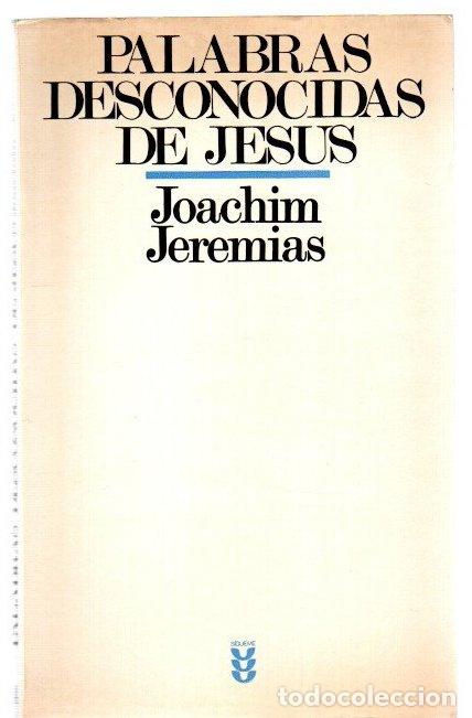 Livros em segunda m&atilde;o: Palabras desconocidas de Jes&uacute;s - Jeremias, Joachim
