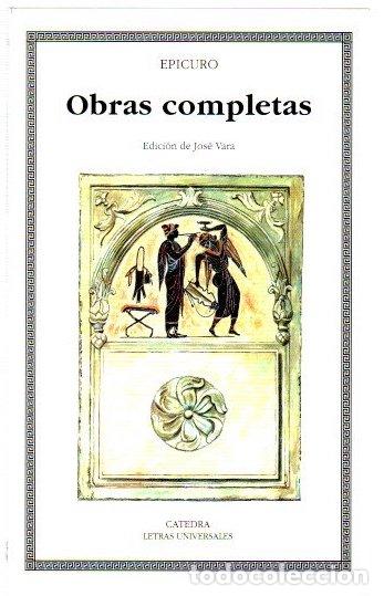 Libros: Obras completas - Epicuro