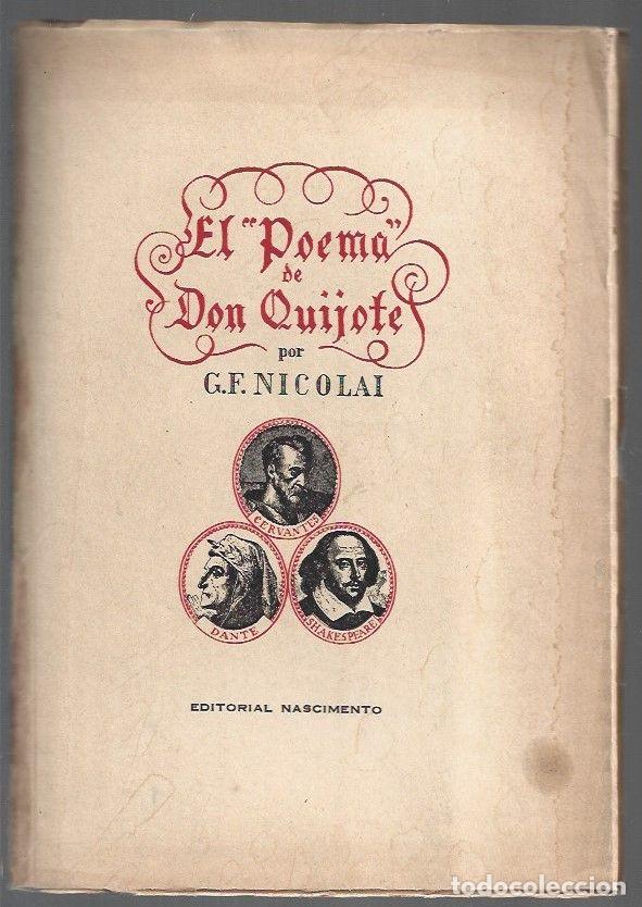 books: POEMA DE DON QUIJOTE - EL - G. F. NICOLAI