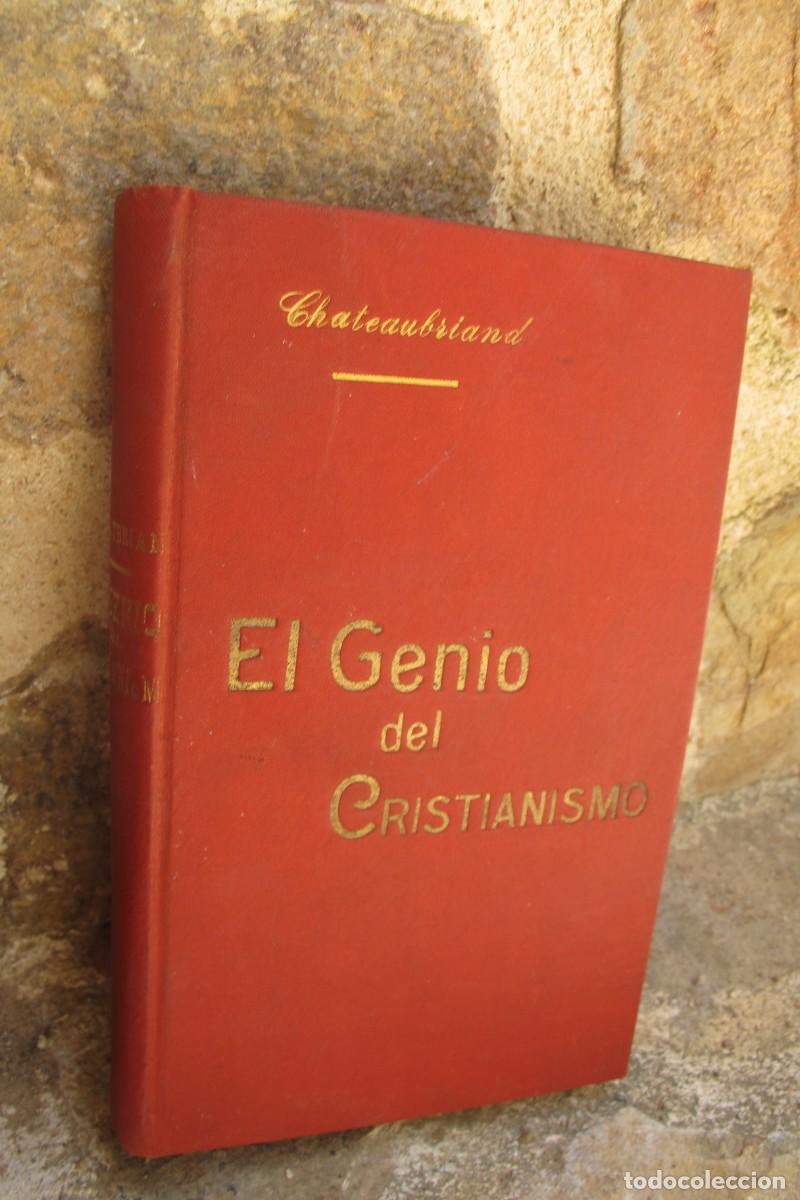 Libros: EL GENIO DEL CRISTIANISMO. CHATEAUBRIAND. TOMO I RAMON SOPENA