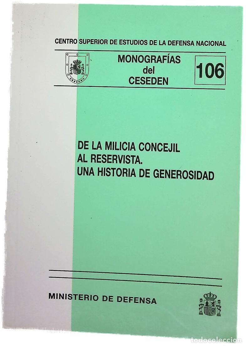 Libros: De la milicia concejil al reservista una historia de generosidad