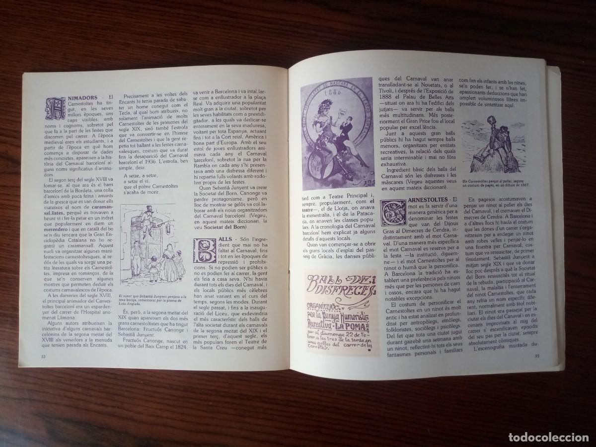 Libros: &rdquo;Quaderns de divulgaci&oacute; cultural: El carnaval de Barcelona (1980)&rdquo; (Ajuntament de Barcelona)