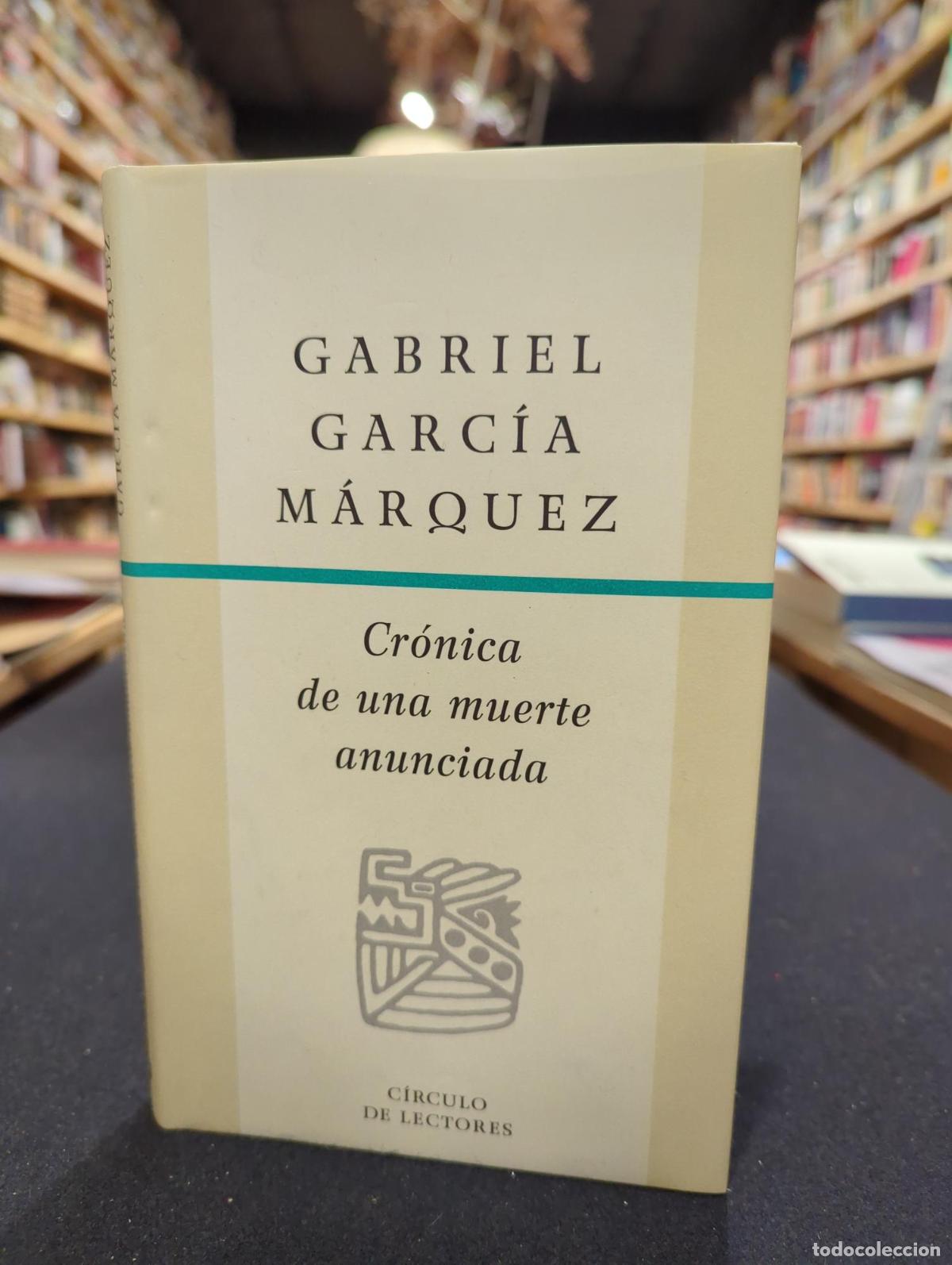 books: Cr&oacute;nica de una muerte anunciada - Gabriel Garc&iacute;a M&aacute;rquez