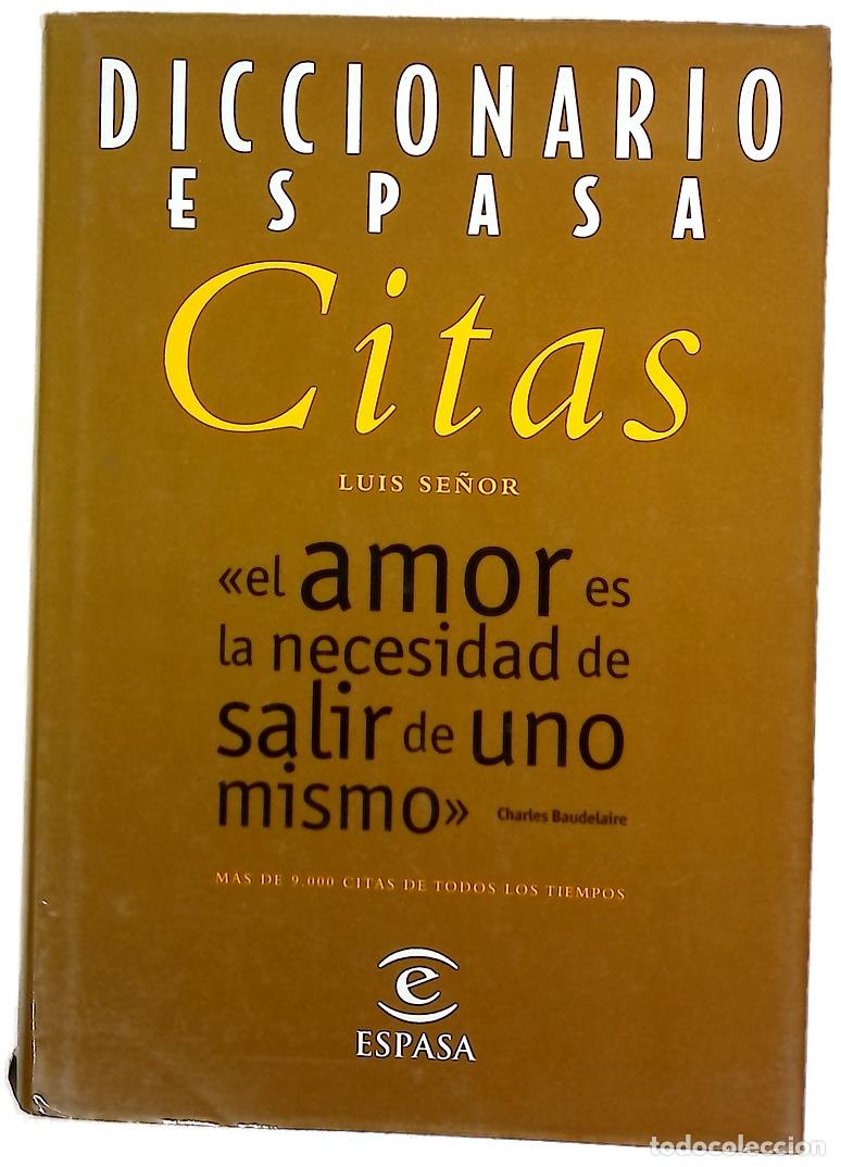 Libros: Diccionario de citas - Se&ntilde;or, Luis