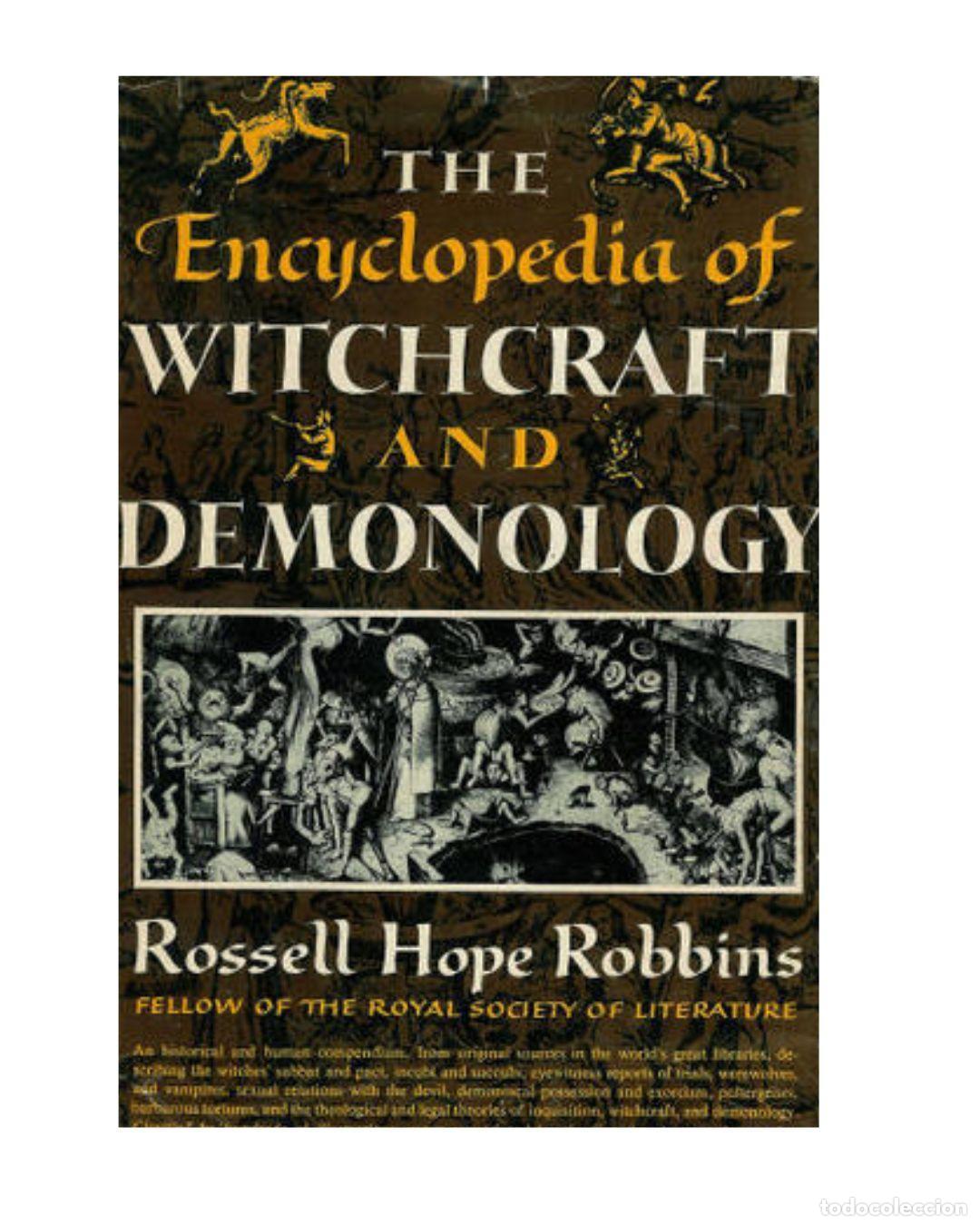 Libros: The Encyclopedia of WITCHCRAFT and DEMONOLOGY - Robbins, Rossell Hope