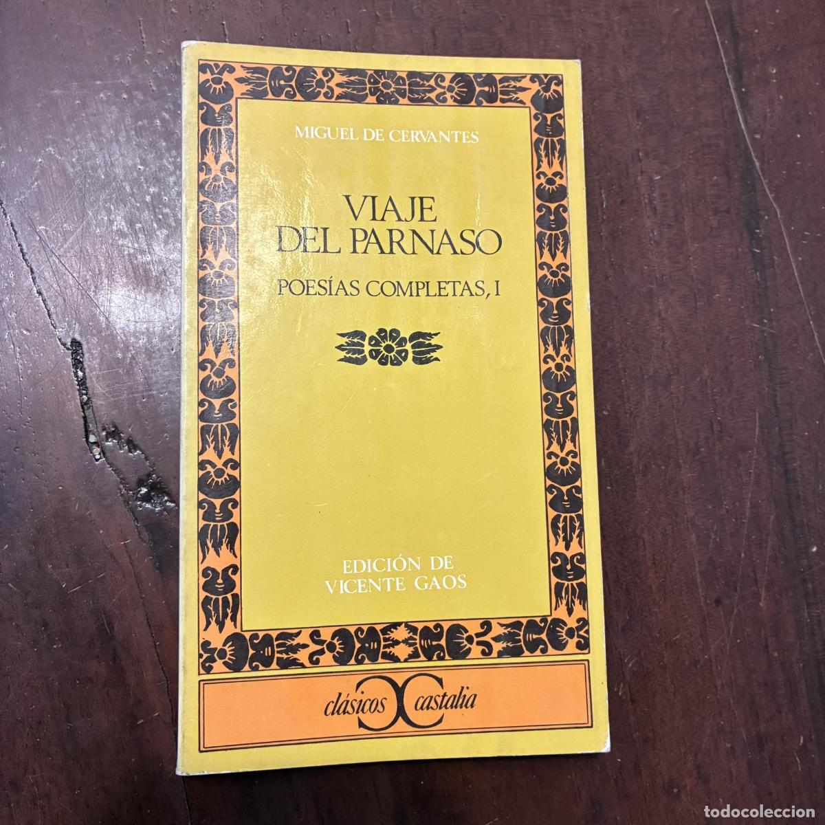 books: Viaje del Parnaso - Miguel de Cervantes Saavedra
