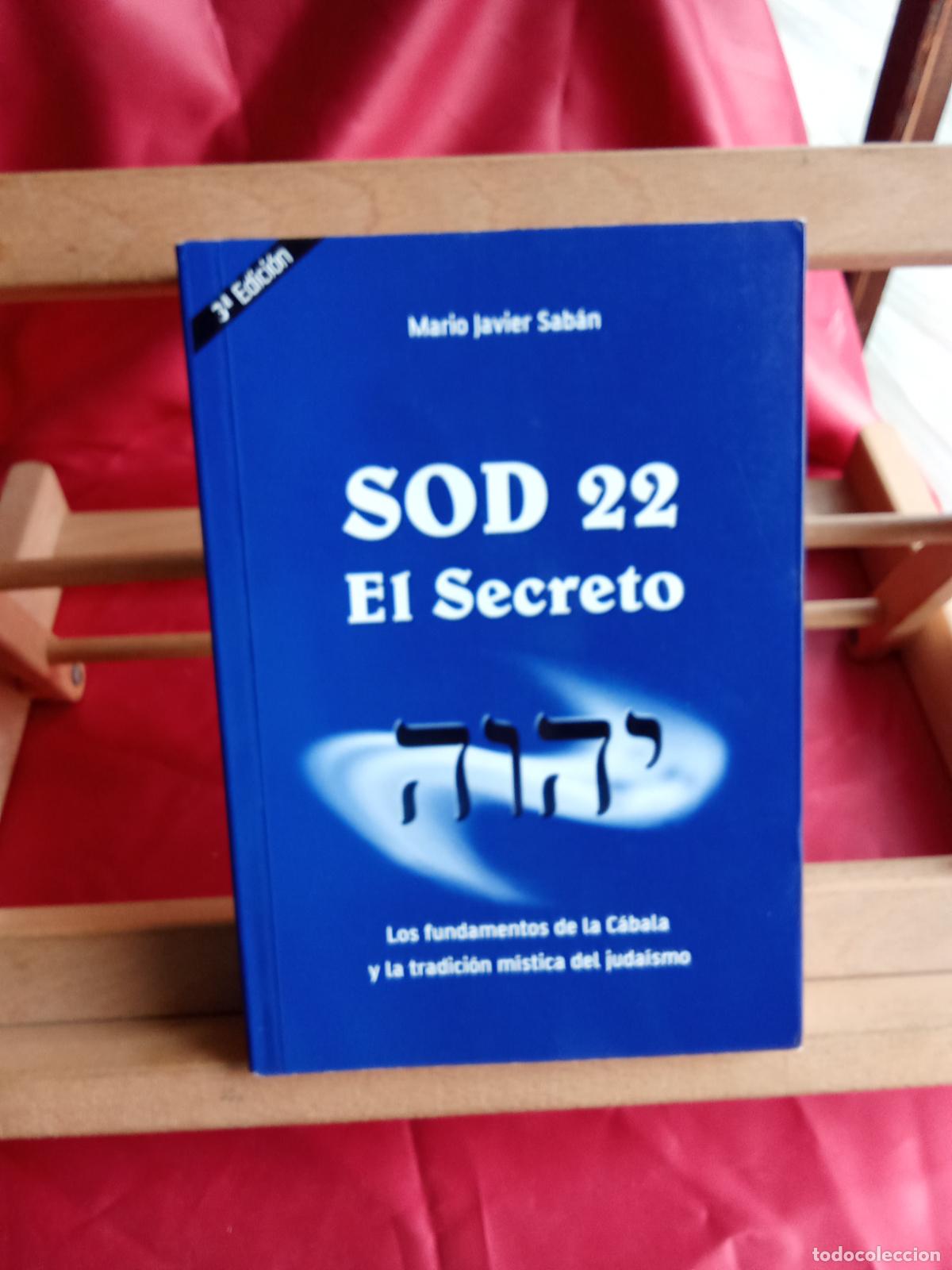 Libros: SOD 22, el secreto. Mario Javier Sab&aacute;n L.11029-2095
