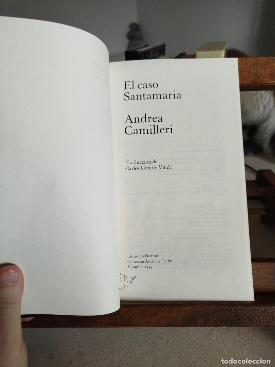 Libros: El caso Santamaria - Camilleri, Andrea (1925-2019) - Foto 4