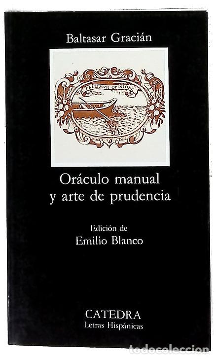 Libros: Or&aacute;culo manual y arte de prudencia