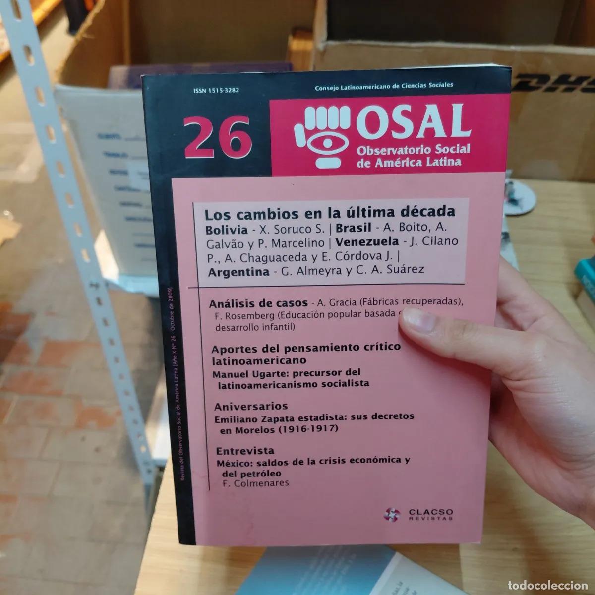 Libros: Los cambios en la ultima decada Bolivia - VVAA