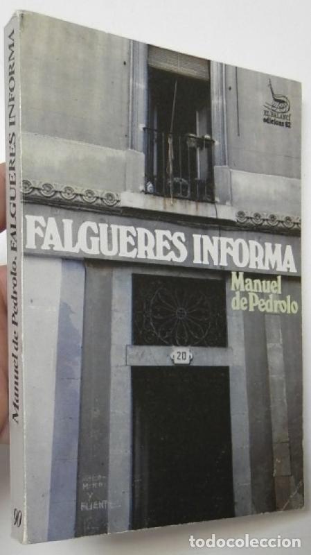 Libros: Falgueres informa - Pedrolo, Manuel De