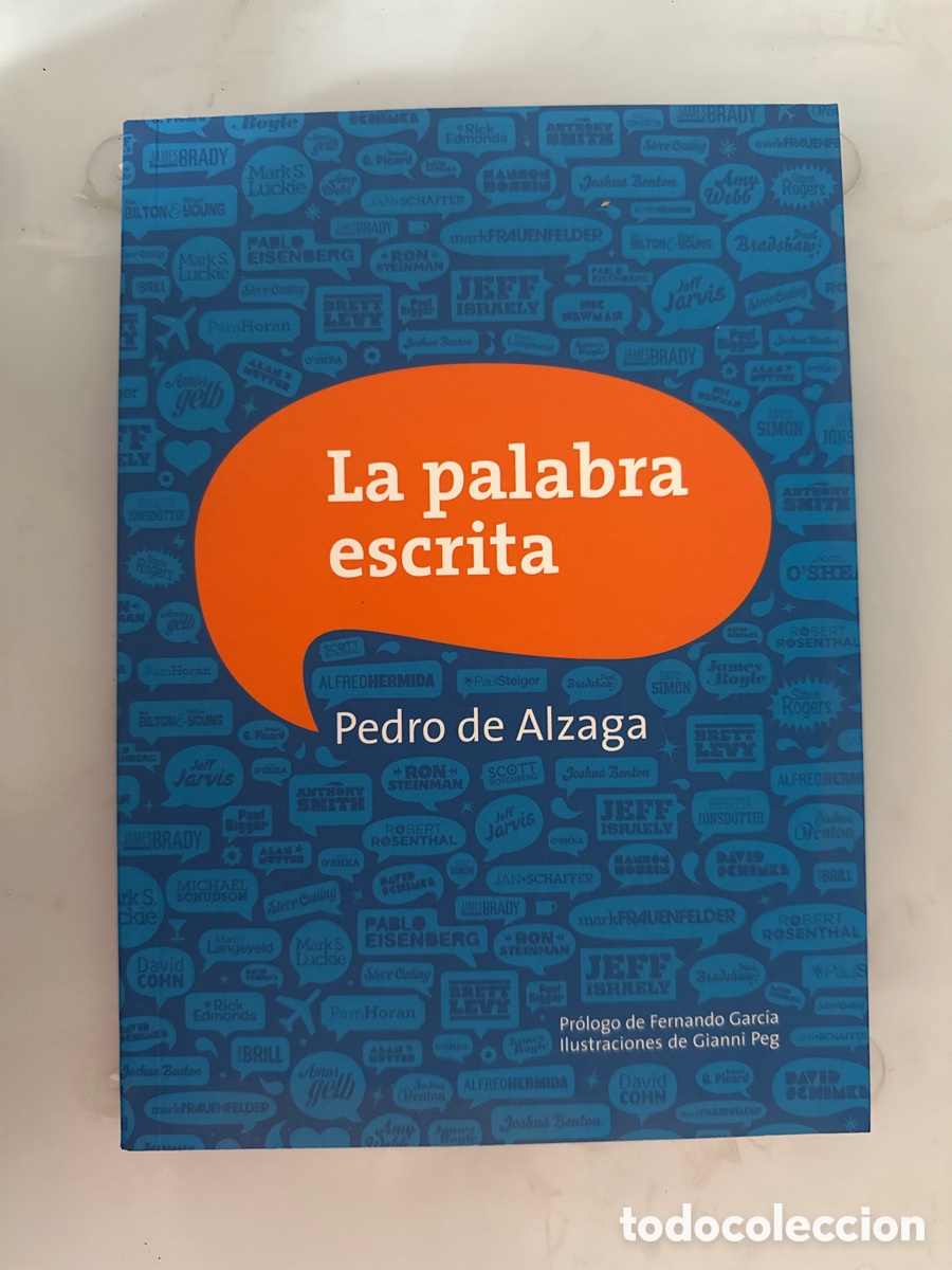 Libros: La palabra escrita. Pedro de Alzaga