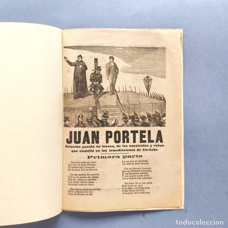 Libros: Juan Portela. Relaci&oacute;n puesta en trovos, de los asesinatos y robos que cometi&oacute; en la inmediaciones d