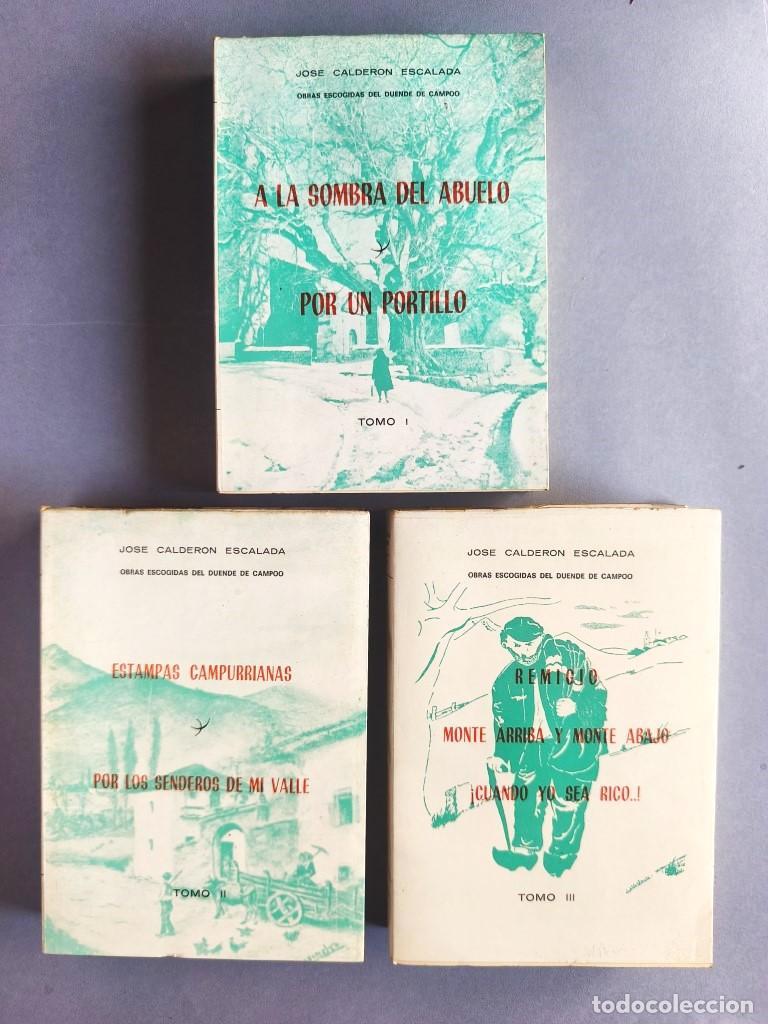 Libros: OBRAS ESCOGIDAS. Tomo I. A la Sombra del Abuelo. Por un Portillo. Tomo II. Estampas Campurrianas. P