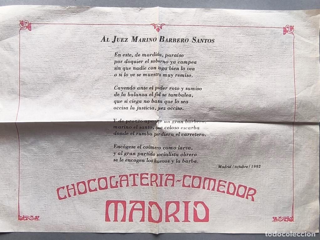 Libros: Al Juez Juan Marino Barbero Santos. Chocolater&iacute;a - Comedor. -