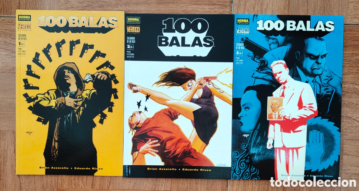 books: 100 Balas: Colgando de un Hilo � 3 N&uacute;meros � Norma � Completa - Brian Azzarello / Eduardo Risso