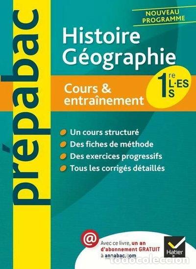 B&uuml;cher: Pr&eacute;pabac Cours & entra&icirc;nement Histoire-g&eacute;ographie 1re L, ES, S- 9782218949050