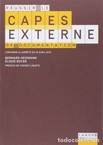 Livros em segunda m&atilde;o: R&eacute;ussir le CAPES externe de documentation- 9782866275068