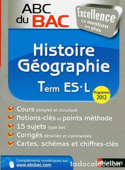 Libros: Histoire-G&eacute;ographie Tle L-ES: Programme 2012- 9782091883663