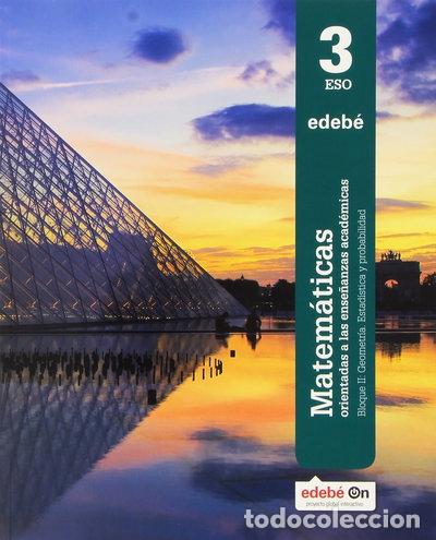 Libros: Matem&aacute;ticas Orientadas a las Ense&ntilde;anzas Acad&eacute;micas 3- 9788468320533