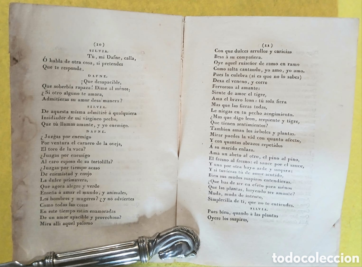 Libros: &Alpha;minta Fabula pastoril de Torquato Taso - Foto 2