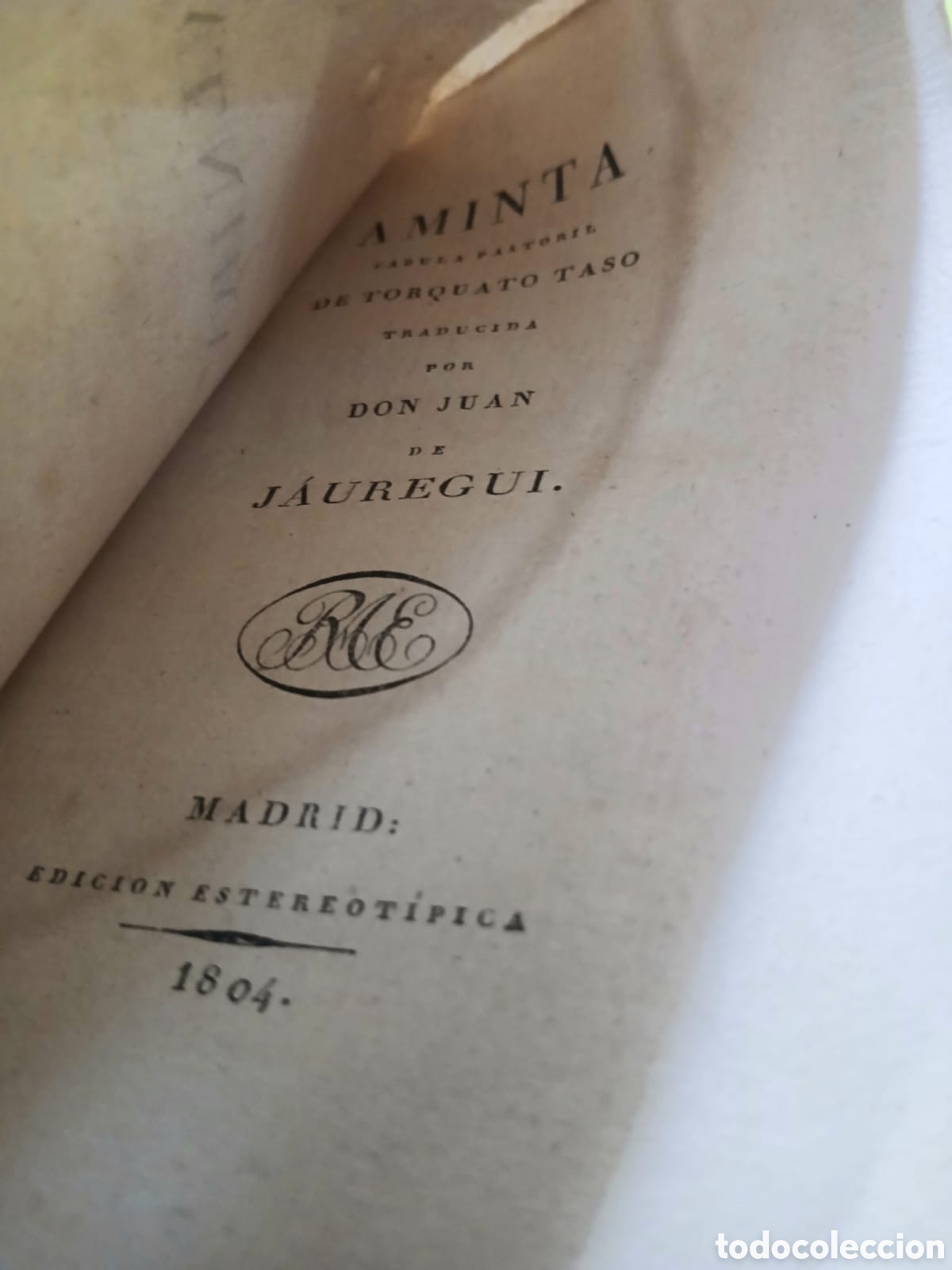 Libros: &Alpha;minta Fabula pastoril de Torquato Taso - Foto 3