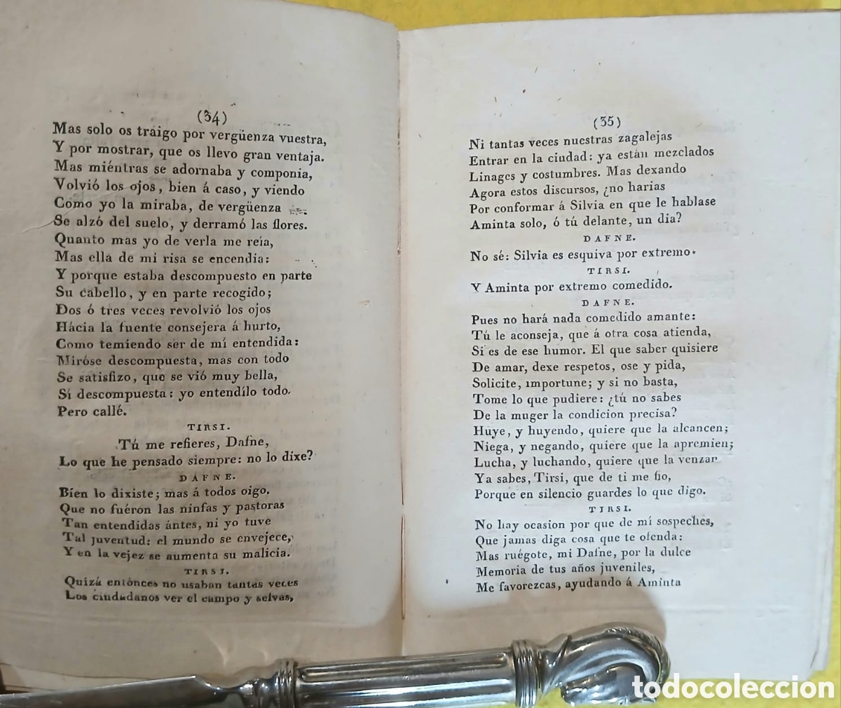 Libros: &Alpha;minta Fabula pastoril de Torquato Taso - Foto 5