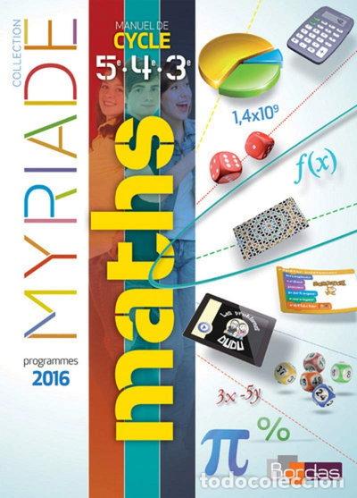 Livros em segunda m&atilde;o: Myriade Math&eacute;matiques Cycle 4- 9782047332979