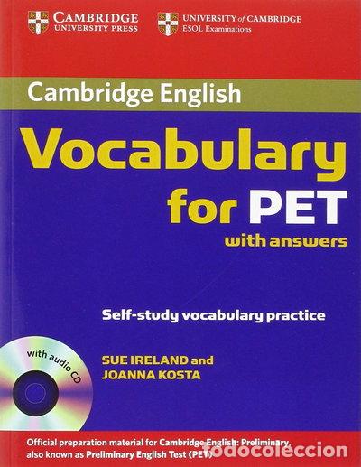 Libros: Cambridge Vocabulary for PET- 9780521708210