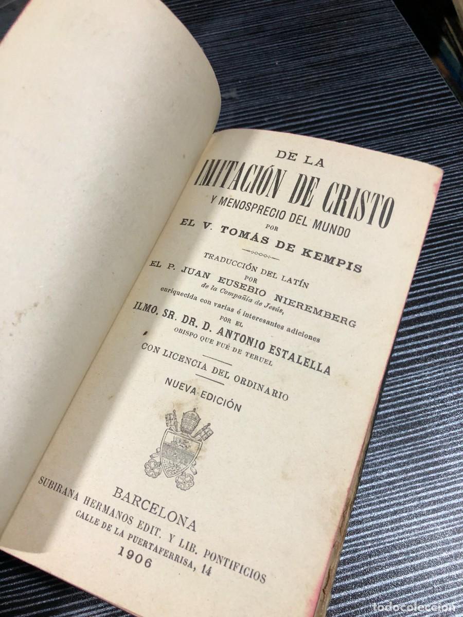 B&uuml;cher: De la Imitaci&oacute;n de Cristo y menosprecio del mundo V. Tom&aacute;s de Kempis (Traducci&oacute;n: P. Juan Eusebio Ni