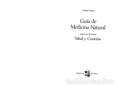 Livros em segunda m&atilde;o: Gu&iacute;a de Medicina Natural- 9788485868025