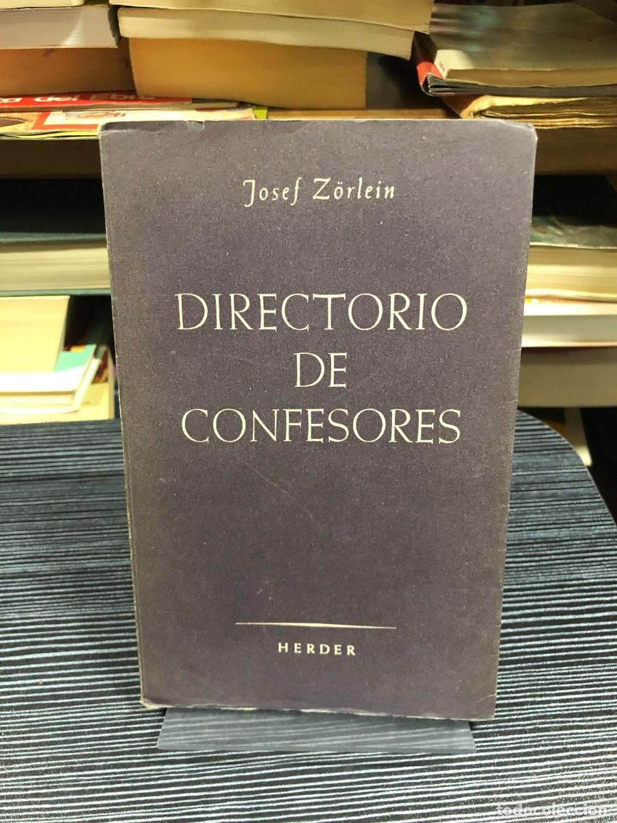 Libros: Directorio de confesores Josef Z&ouml;rlein