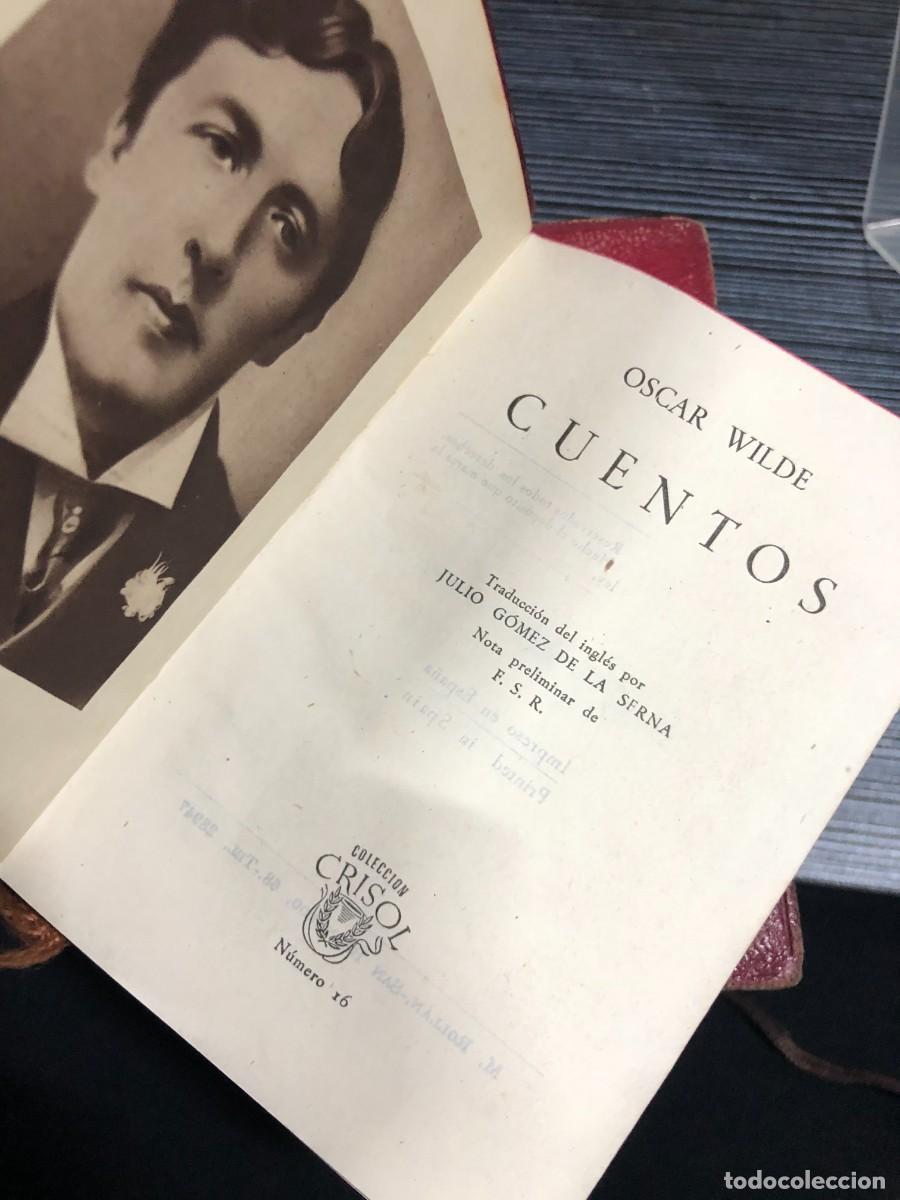 Libros: Cuentos Oscar Wilde (Colecci&oacute;n Crisol N&ordm; 16) - Foto 2