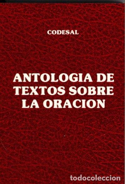 books: Antolog&iacute;a de textos sobre la oraci&oacute;n- 9788476932018