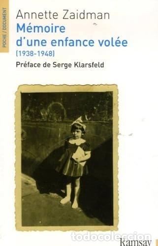 Libros: M&eacute;moire d'une enfance vol&eacute;e (1938-1948)- 9782841148349