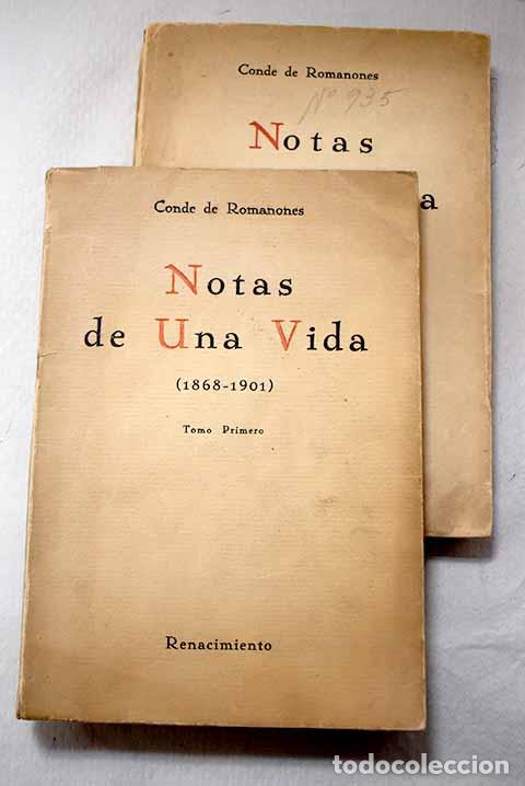 Livros em segunda m&atilde;o: Notas de una vida: Romanones, &Aacute;lvaro de Figueroa y Torres.- Romanones, &Aacute;lvaro de Figueroa y Torres