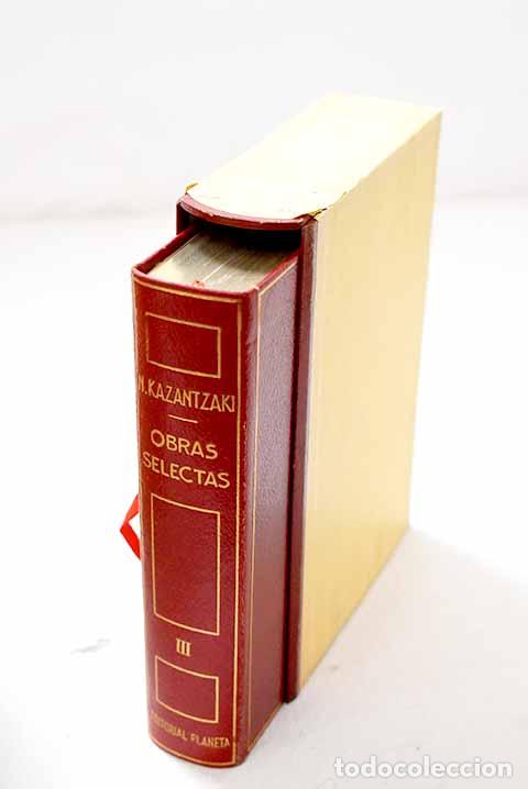 Livres: Obras selectas, Tomo III.- Kazantzakis, Niko