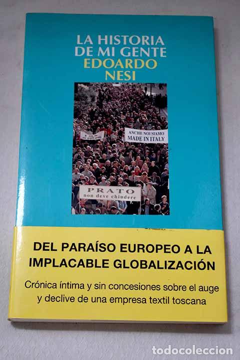 Libros: La historia de mi gente.- Nesi, Edoardo