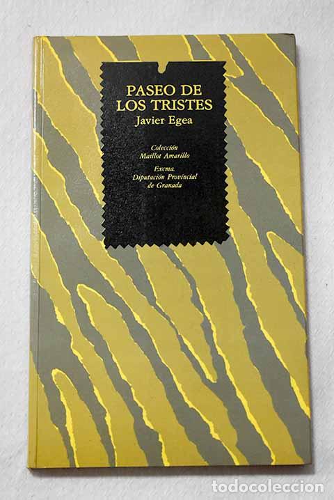 Livres: Paseo de los tristes.- Egea, Javier