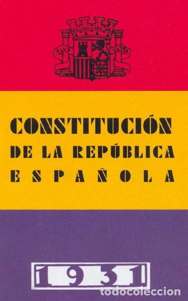 Libros: Constituci&oacute;n de la Rep&uacute;blica Espa&ntilde;ola (1931)- 9798673110775