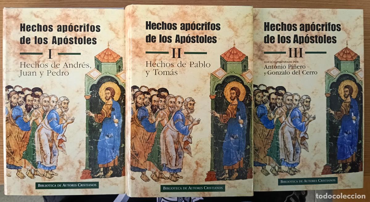 Livres: Hechos ap&oacute;crifos de los ap&oacute;stoles. Tomos I, II y III - VVAA