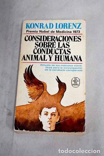 Libros: Consideraciones sobre Las Conductas Animal y Humana- 9788401320675